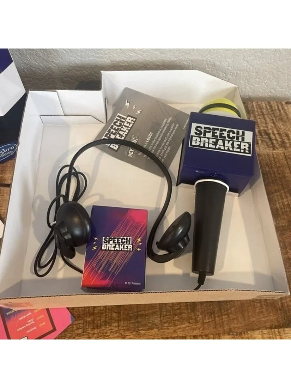 SPEECH BREAKER Voice Jamming CHALLENGE GAME 4-10 Players Age 14+ ~ Open Box